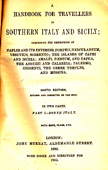 Italy, Southern. A Handbook for Travellers in Southern Italy and Sicily. Part 1 - South Italy.