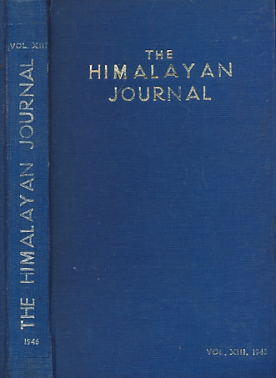 The Himalayan Journal. Volume XIII. 1946.