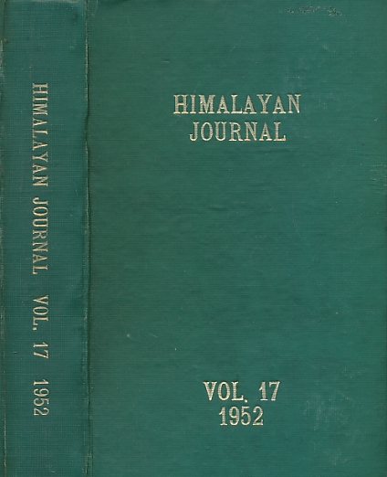 The Himalayan Journal. Volume XVII. 1952.