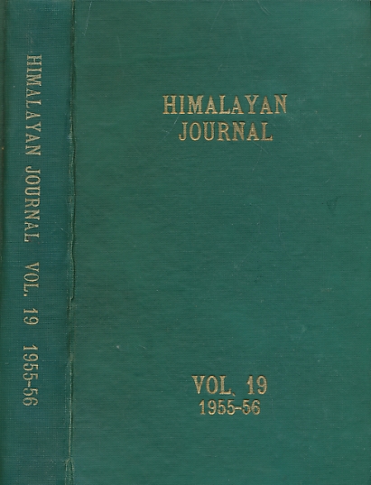 The Himalayan Journal. Volume XIX. 1955-56.