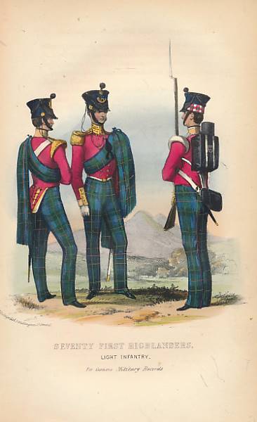The Seventy-First [71st] Regiment, Highland Light Infantry. Historical Records of the British Army.