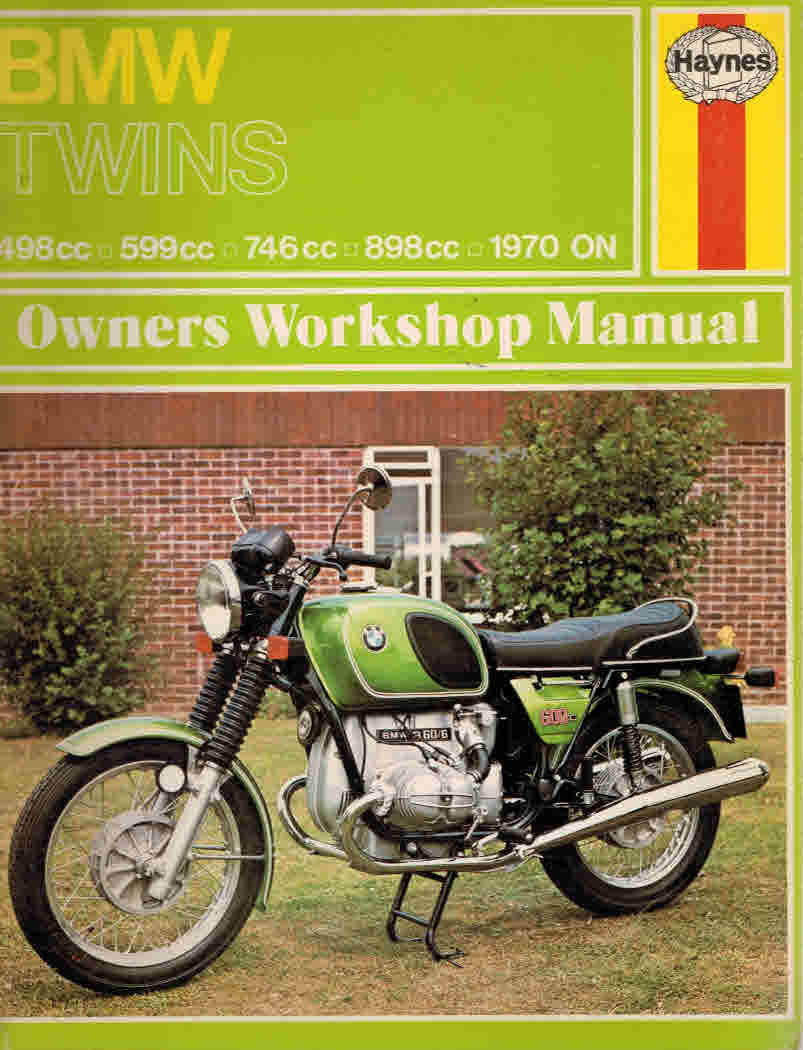 BMW Twins. 498cc 599cc 746cc 898cc. 1970 on. Haynes Manual No 249.
