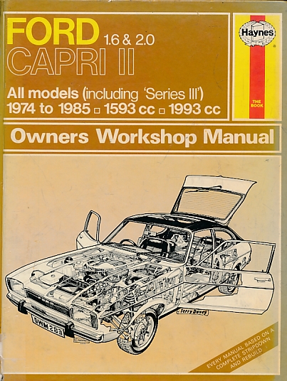 Ford Capri II 1.6 & 2.0. Haynes Manual No 283.