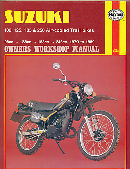 Suzuki Trail Bikes. 1979 - 1989. 98cc - 123cc -183cc - 246cc.