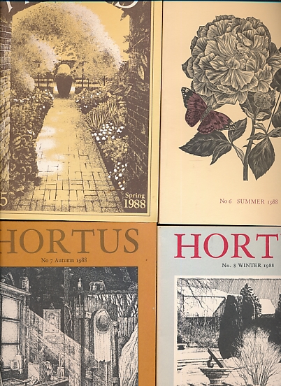 Hortus. A Gardening Journal. Spring, Summer, Autumn, Winter, 1988. Complete 4 volume set.