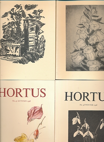 Hortus. A Gardening Journal. Spring, Summer, Autumn, Winter, 1998. Complete 4 volume set.
