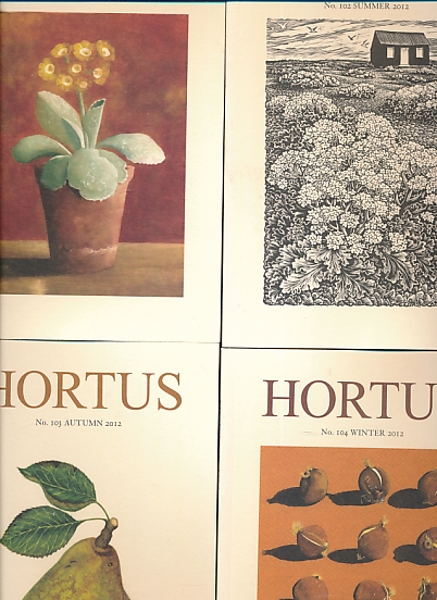 Hortus. A Gardening Journal. Spring, Summer, Autumn, Winter, 2012. Complete 4 volume set.