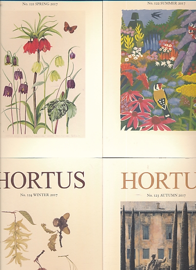 Hortus. A Gardening Journal. Spring, Summer, Autumn, Winter, 2017. Complete 4 volume set.