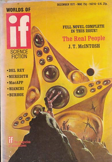 Worlds of IF Science Fiction. Volume 21, No. 2. Issue No. 157. November-December 1971.