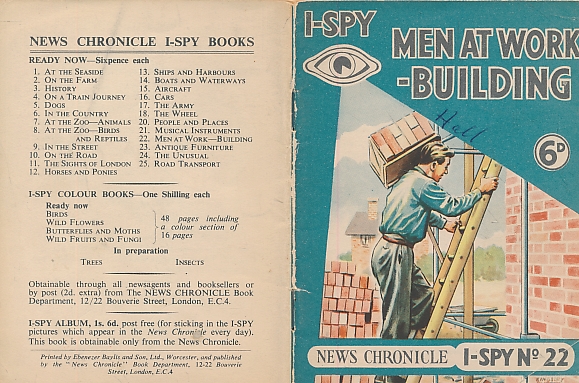 Men at Work - Buildings. I Spy No 22. 1955.