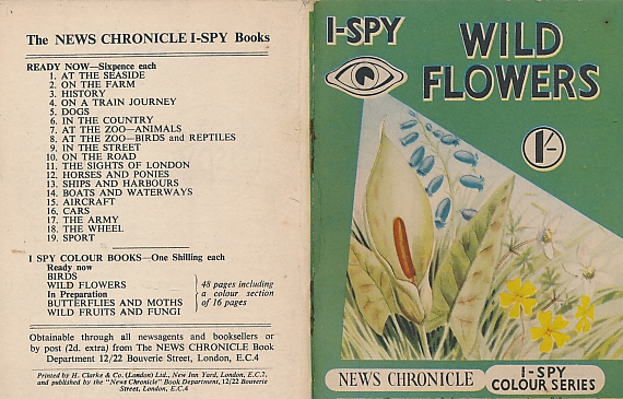 I-Spy Wild Flowers. 1955.