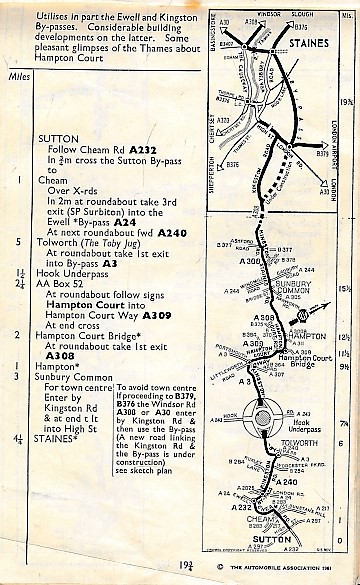 Sutton to Stow-on-the-Wold. AA Your Route.