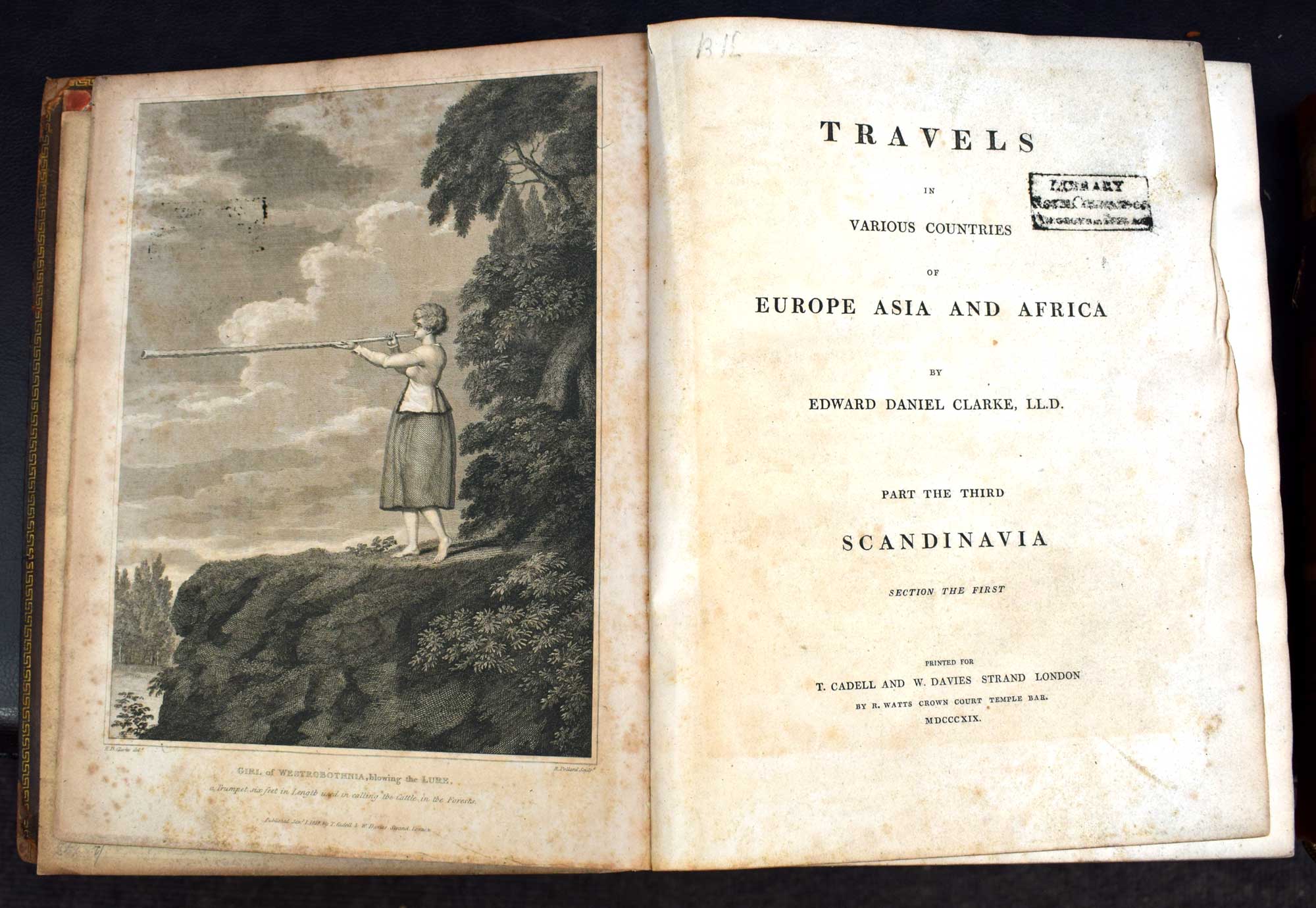 Travels in Various Countries of Europe, Asia and Africa. Part the Third. Scandinavia. Two volumes.