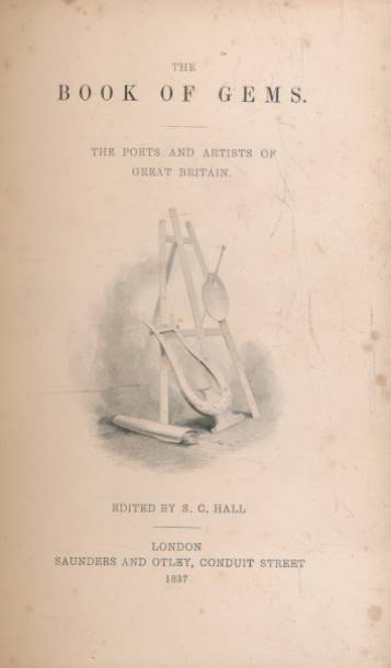 The Book of Gems. The Poets and Artists of Great Britain. Volume 2.