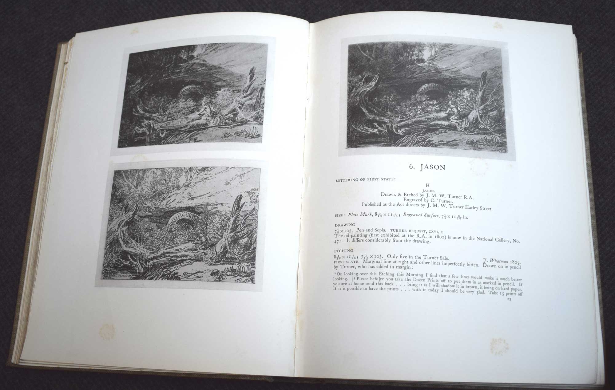 The History of Turner's Liber Studiorum with a New Catalogue Raisonne. Signed Limited Edition.