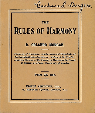 The Rules of Harmony