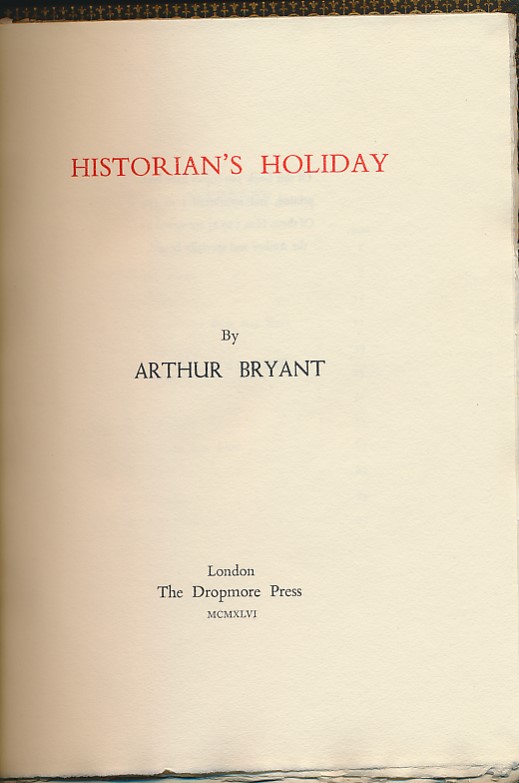 Historian's Holiday