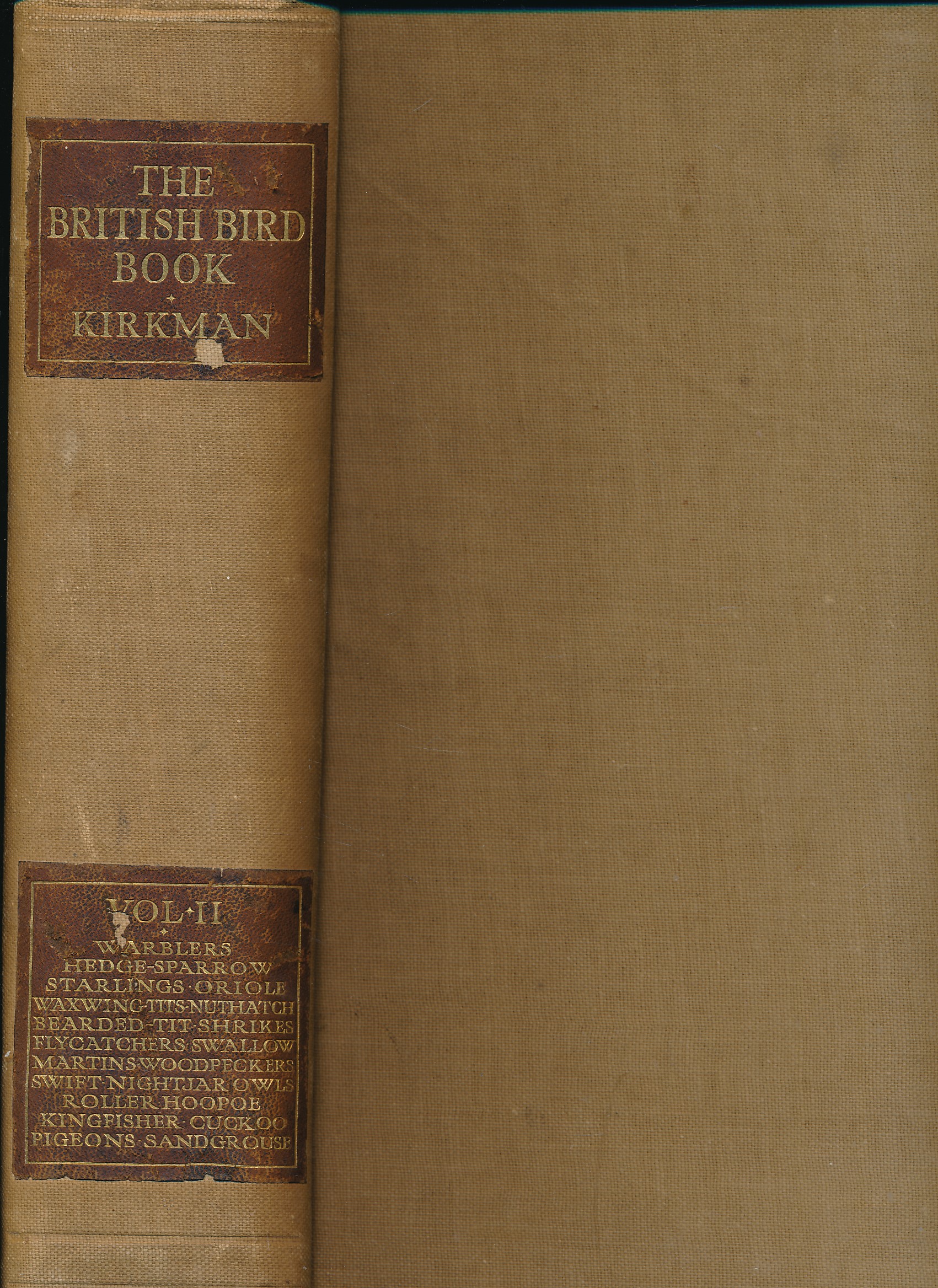 The British Bird Book. An Account of All the Birds, Nests and Eggs Found in the British Isles. 4 volume set.
