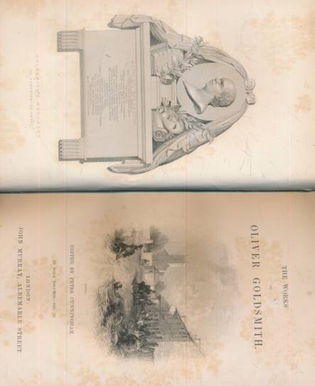 The Works of Oliver Goldsmith. 4 volume set. 1854.