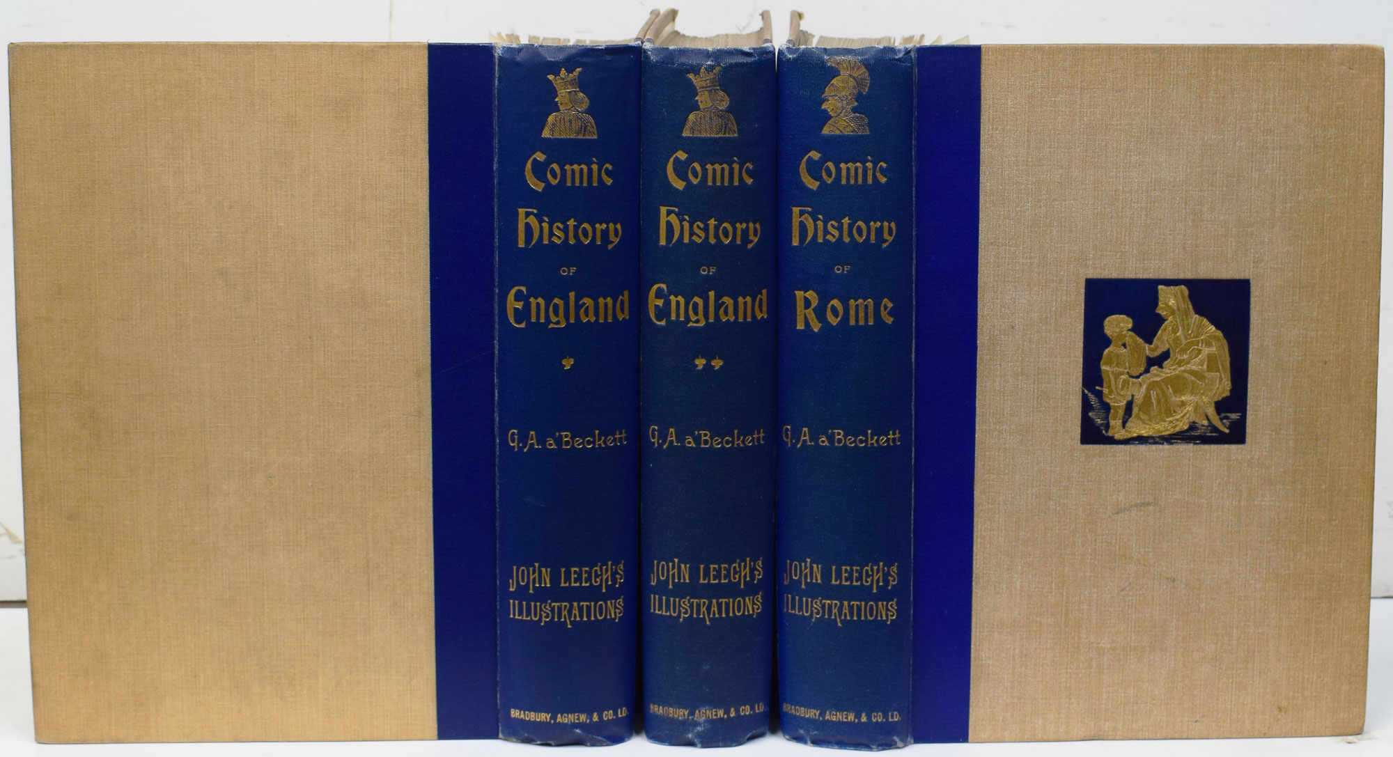 The Comic History of England [with] The Comic History of Rome. Three volumes.