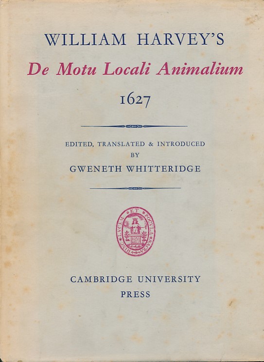 De Motu Locali Animalium 1627. Limited edition facsimile copy.