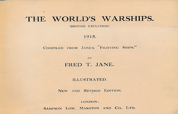 The World's Warships 1915 (British Excluded).