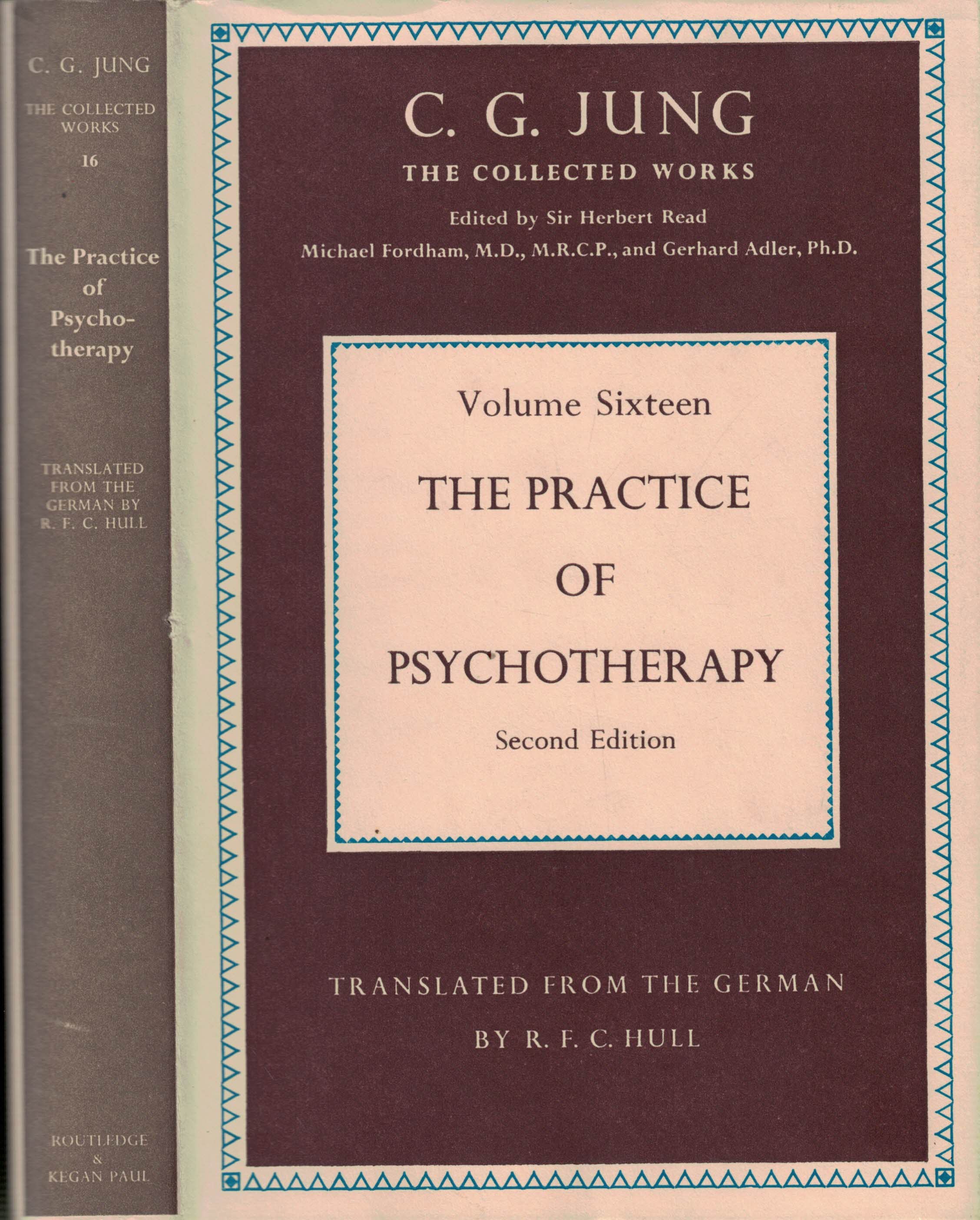 The Practice of Psychotherapy. The Collected Works. Volume Sixteen.
