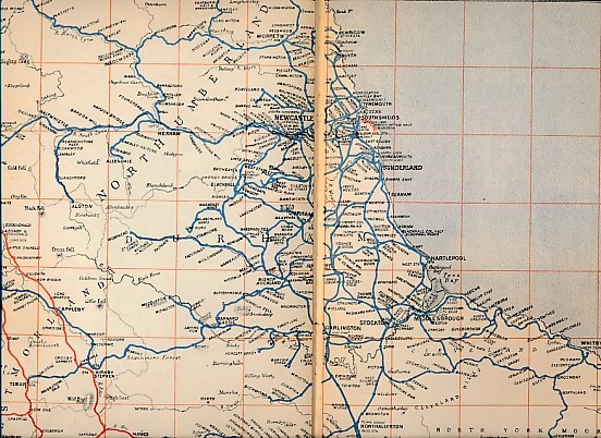 Railway Map of England & Wales and Scotland