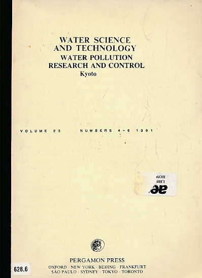 Water Pollution Research and Control Kyoto, 1990 - Part 2 : Proceedings of the Fifteenth Biennial Conference of the International Association on Water Pollution Research and Control, held in Kyoto, Japan, 29 July - 3 August 1990.