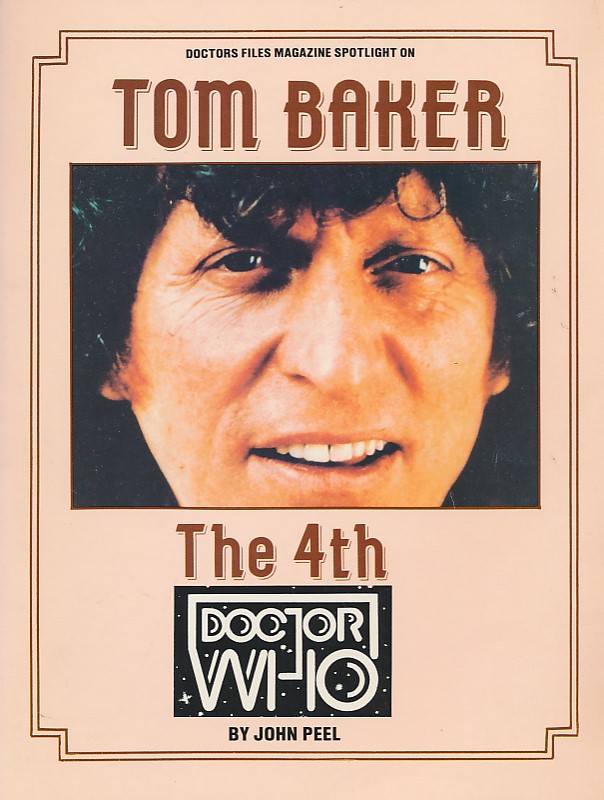 Doctors Files Magazine Spotlight on Tom Baker. The 4th Dr Who