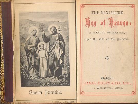 The Miniature Key of Heaven: A Manual of Prayer for the Use of the Faithfull. Miniature book.