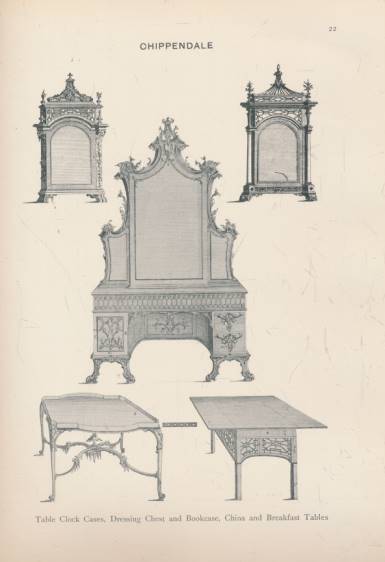 The Furniture Designs of Thomas Chippendale