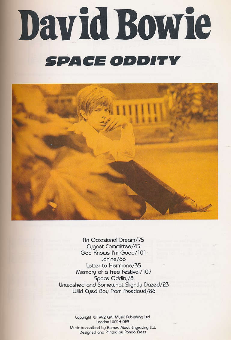 David Bowie Off The Record. Space Oddity