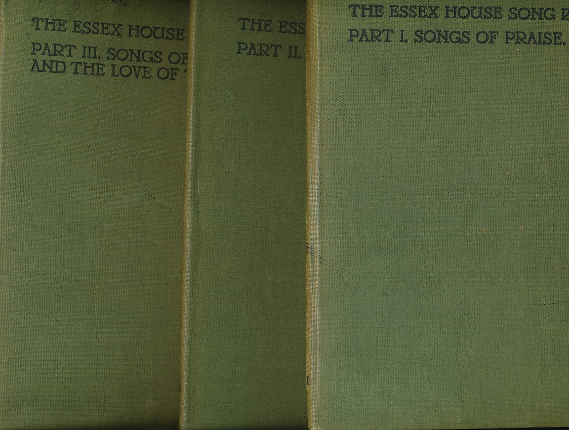 The Essex House Song Book, Being the Collection of Songs Formed for Singers of the Guild of Handicraft. 10 volume set.