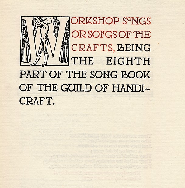 The Essex House Song Book, Being the Collection of Songs Formed for Singers of the Guild of Handicraft. 10 volume set.