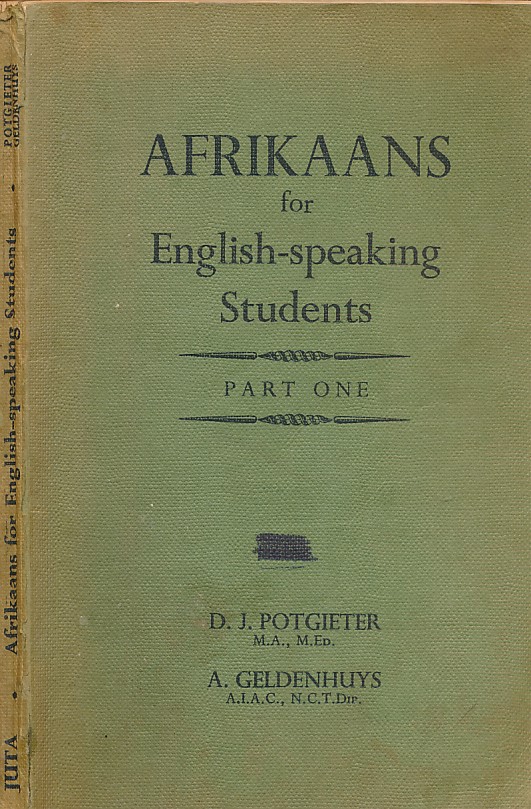 Afrikaans for English-speaking Students. Part One.