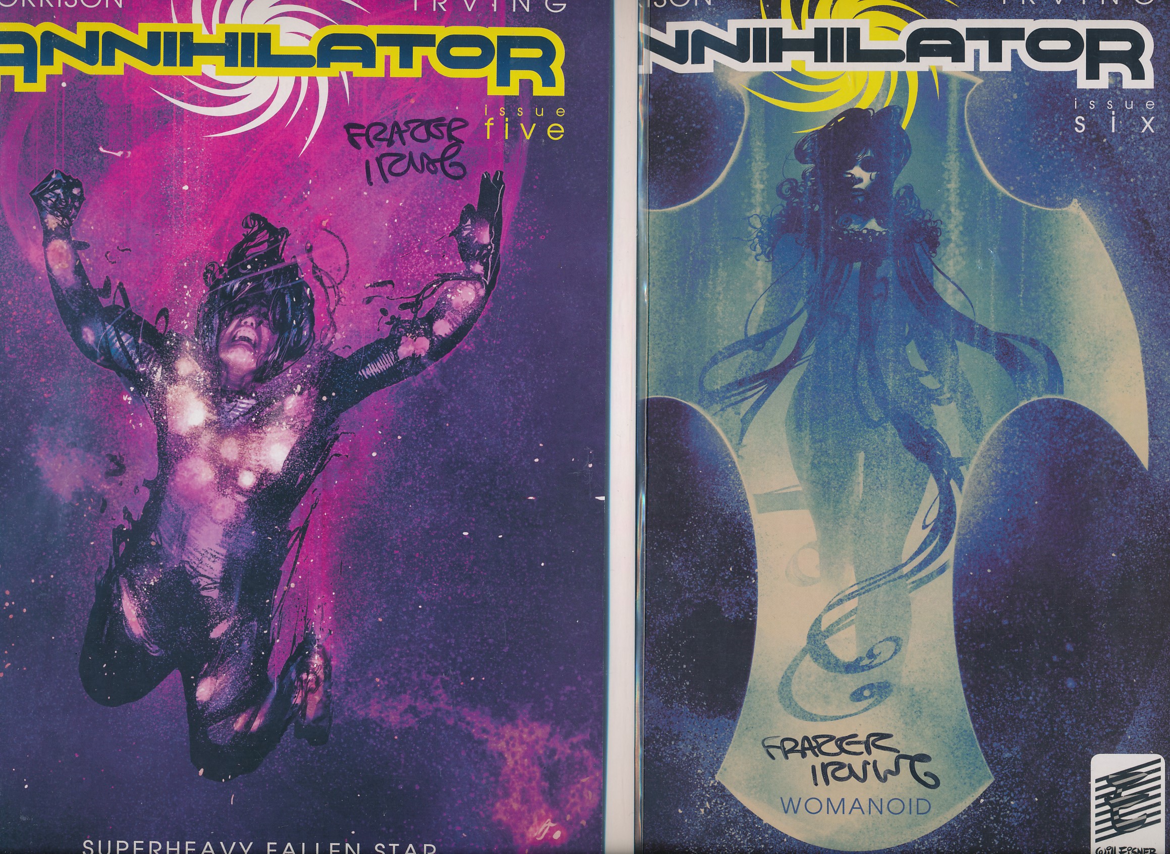 Annihilator. Issues One - Six. Signed copies.