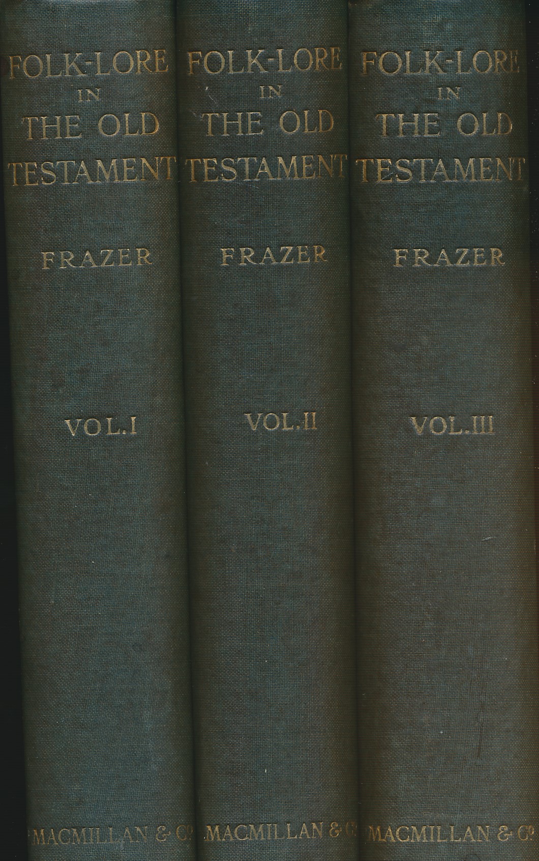 Folk-lore in the Old Testament. Three volume set.