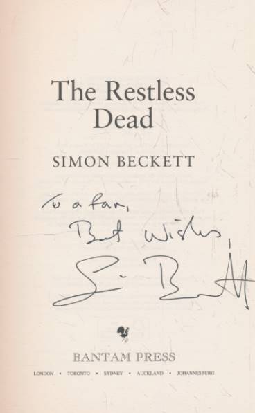 The Restless Dead. Signed copy.