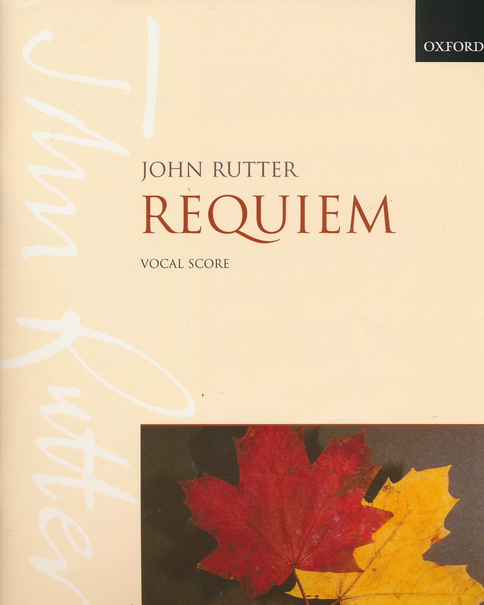 Requiem. Vocal Score. Signed copy.