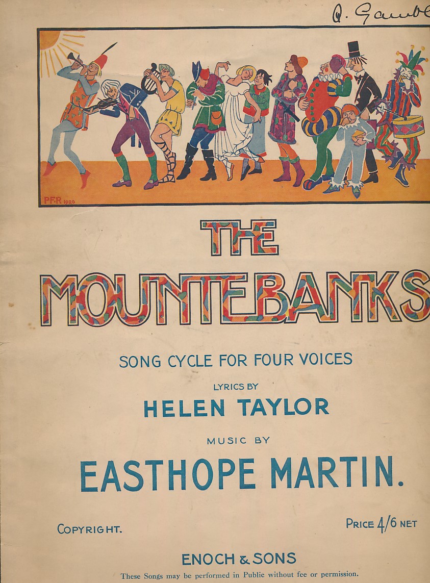 The Mountebanks. Song Cycle for Four Voices.