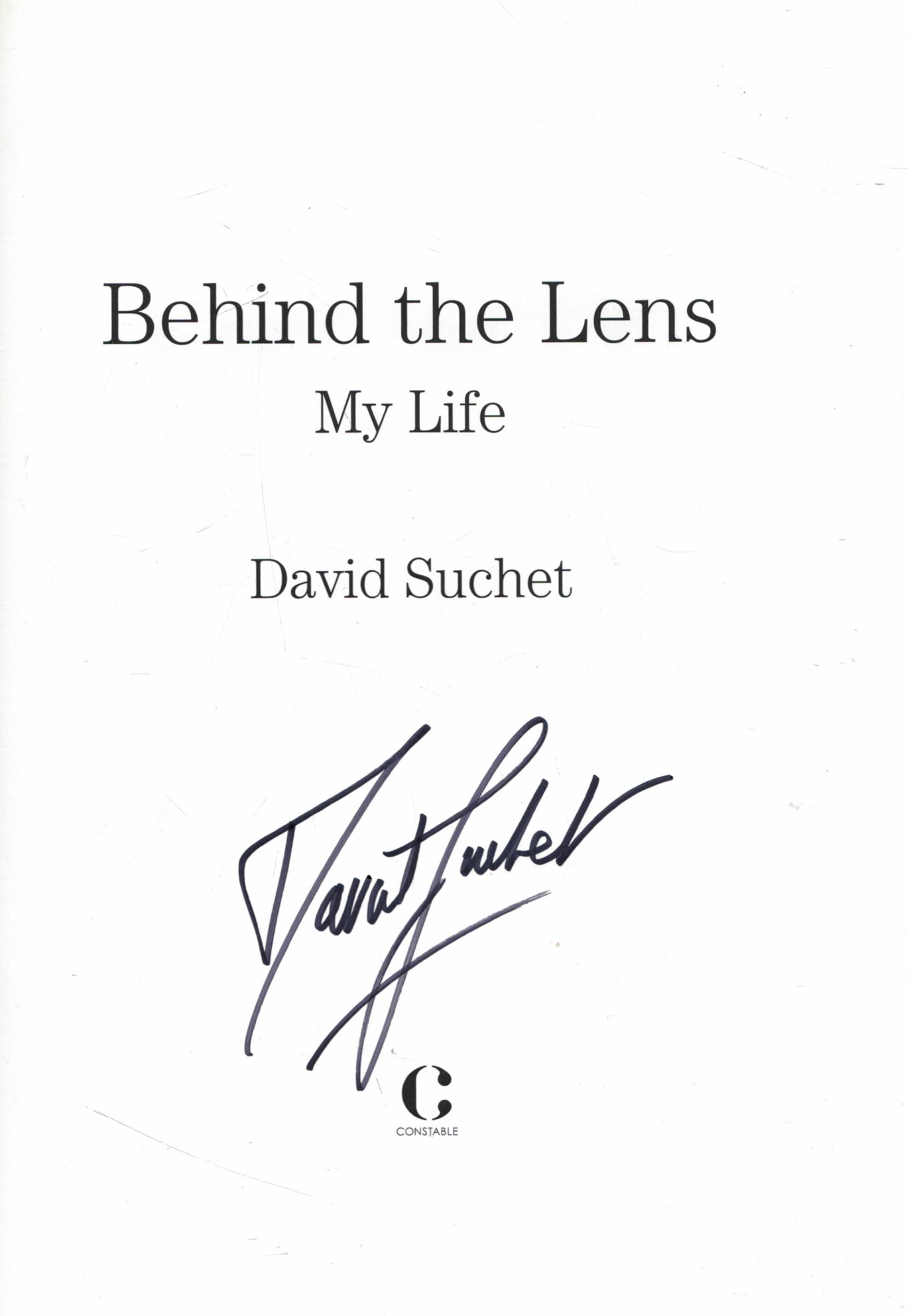 Behind the Lens. Signed copy