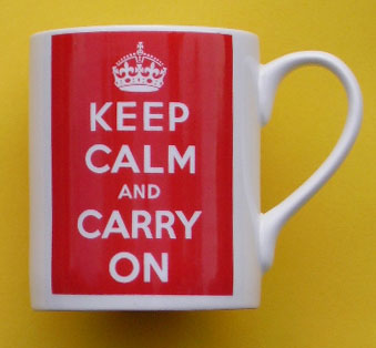 Mug: 'Keep Calm and Carry On'