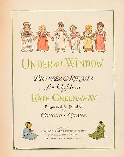 Under the Window: Pictures & Rhymes for Children.