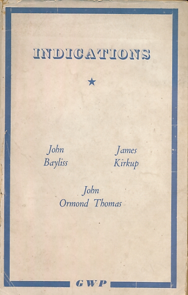 KIRKUP, JAMES; BAYLISS, JOHN; THOMAS, JOHN ORMOND - Indications
