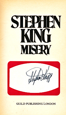Misery. Signed copy.