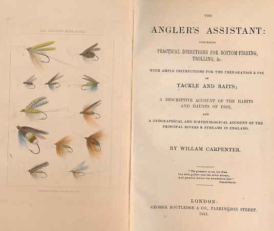 Carpenter's Angler: The Angler's Assistant: comprising Practical Directions for Bottom-fishing, trolling & with ample instructions for the preparation & use of Tackle and Baits.