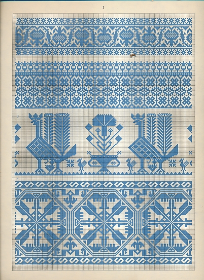 Folk Cross-Stitch Design
