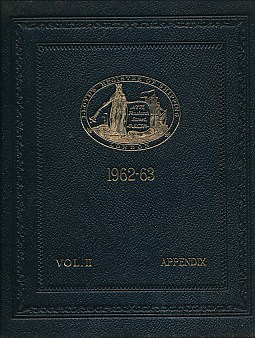 Lloyd's Register of Shipping 1962-63. Volume II.  Appendix.