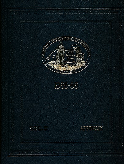 Lloyd's Register of Ships. 1965-66.  Volume I. Register of Ships. Volume II. Appendix. 2 volume set.